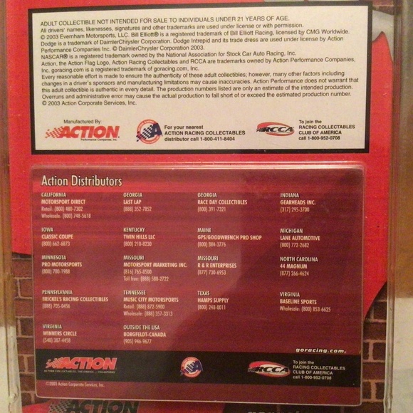 Bill Elliot #9 Dodge - Picture 2 of 2